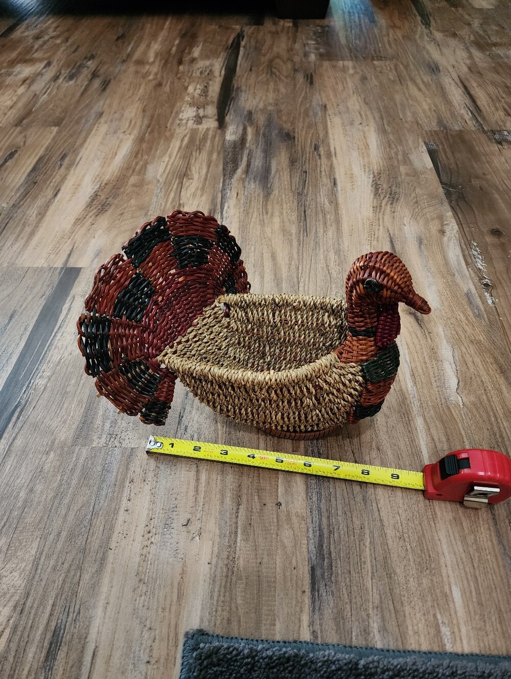 Vintage Turkey Wicker Basket - Picture 5 of 7